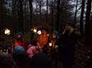 Adventsfeier im Wald