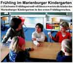 Frühling im Marienburger Kindergarten
